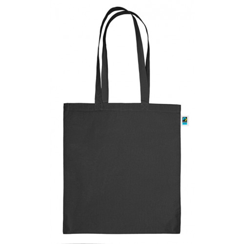 Fairtrade Tragetasche schwarz